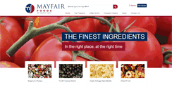 Desktop Screenshot of mayfairfoods.com